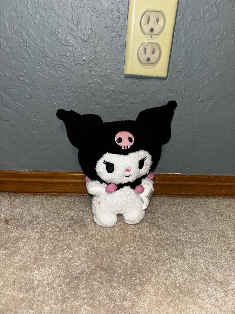 Sanrio Kuromi Plush - Black, White, Pink